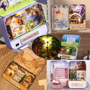 Box Theatre Nostalgic Theme Miniature Scene Wooden Miniature Dollhouse Puzzle Toy DIY Doll House Furnitures Countryside
Box Theatre Nostalgic Theme Miniature Scene Wooden Miniature Dollhouse Puzzle Toy DIY Doll House Furnitures Countryside