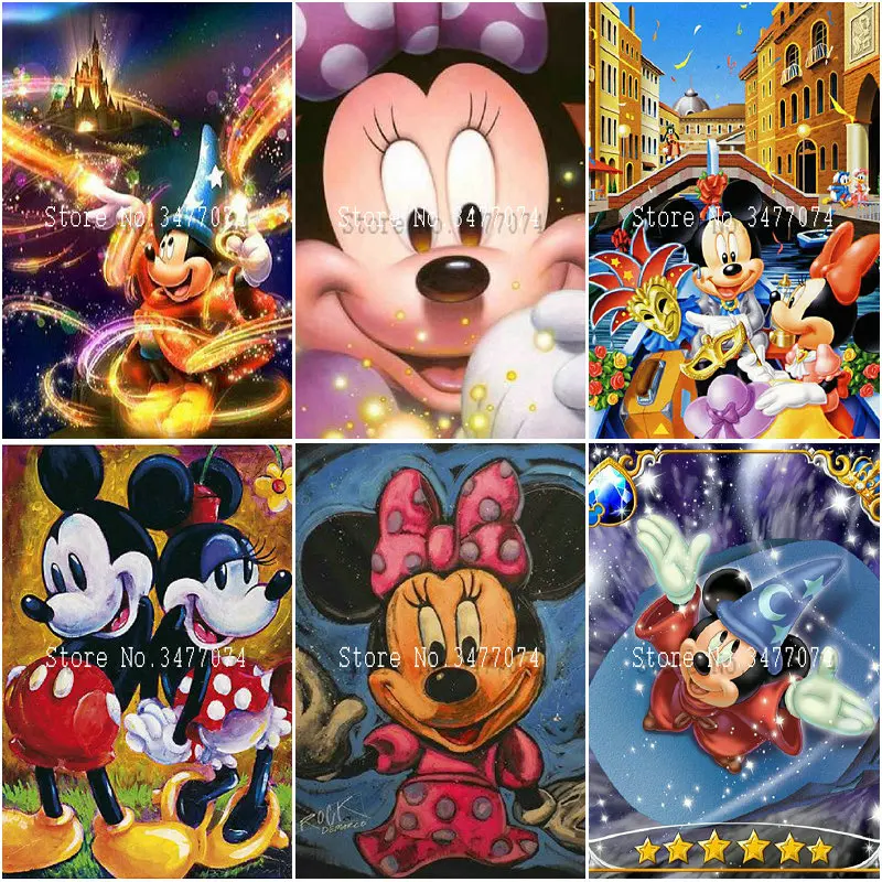 5D DIY diamond Embroidery Mickey mouse Diamond Painting Cross Stitch Disney rhinestone Mosaic puzzle Crafts Holiday home decor
5D DIY diamond Embroidery Mickey mouse Diamond Painting Cross Stitch Disney rhinestone Mosaic puzzle Crafts Holiday home decor