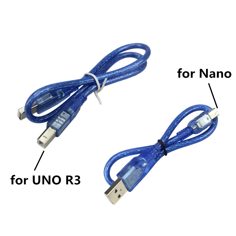 

USB Cable for arduino Compatible with Nano3.0 UNO R3 ATMEGA328P-PU/ATMEGA8U2 and Mega 2560 R3 Mega2560 REV3 ATmega2560-16AU