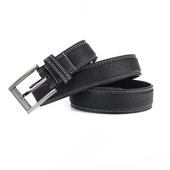 SHANH ZUN Men Genuine Leather Dress Belt with Single Prong Buckle
SHANH ZUN Men Genuine Leather Dress Belt with Single Prong Buckle
