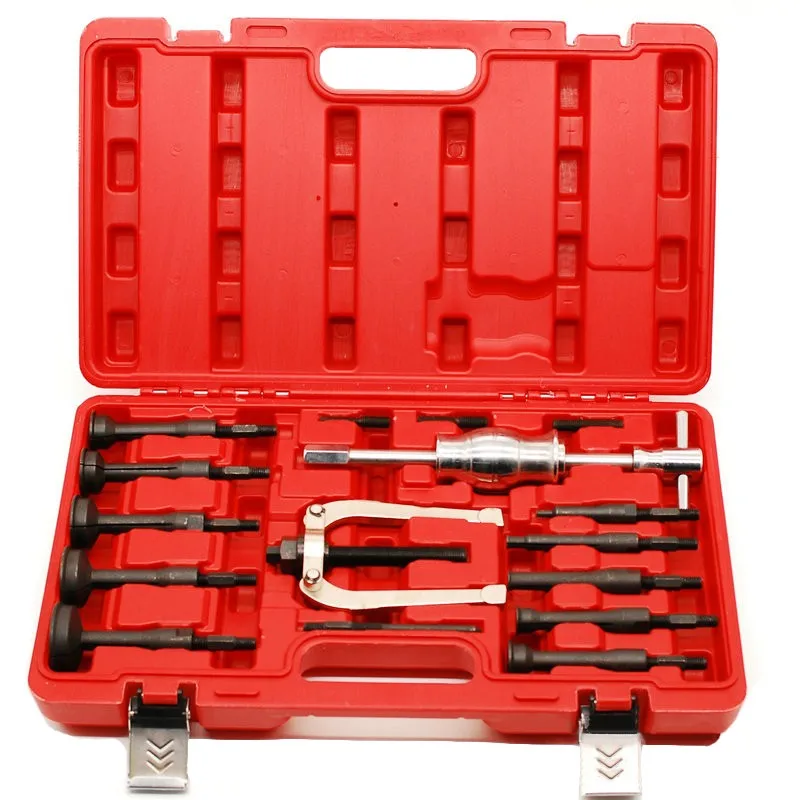 16Pcs Internal Extractor Removal Slide Hammer Set Pilot Bearing Puller Car protection repair tool
16Pcs Internal Extractor Removal Slide Hammer Set Pilot Bearing Puller Car protection repair tool