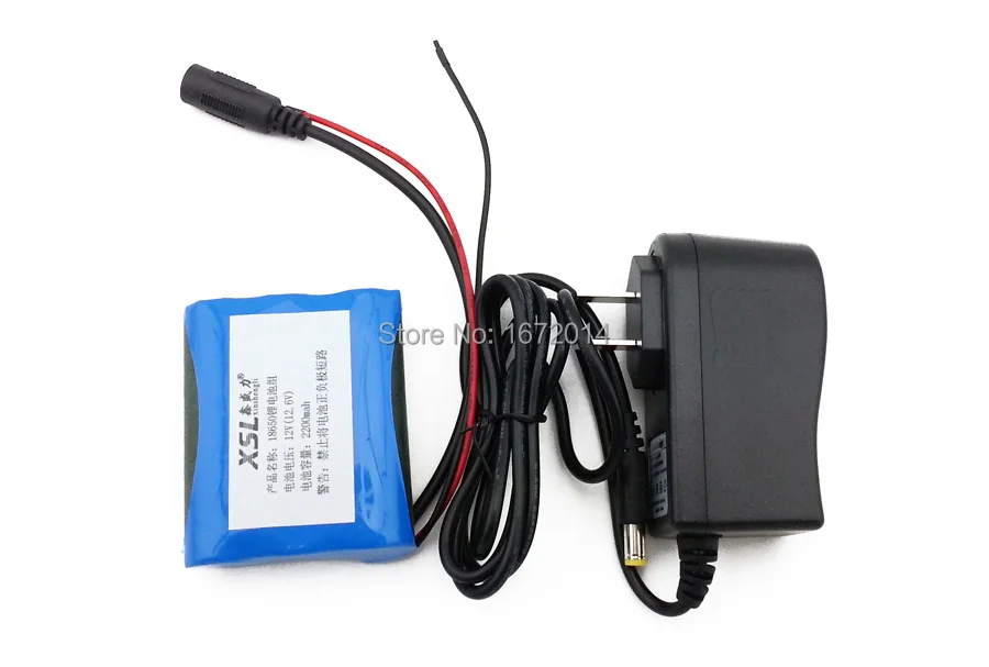 VariCore 18650 2200mAh 12V battery pack with adapter 11.1V Battery 12.6V Battery 3S1P 3 18650 Battery+12V 1A Charger
VariCore 18650 2200mAh 12V battery pack with adapter 11.1V Battery 12.6V Battery 3S1P 3 18650 Battery+12V 1A Charger