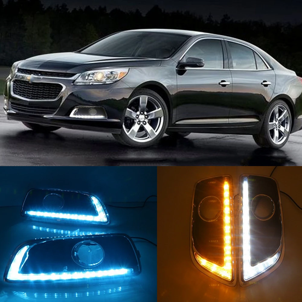 CSCSNL 1 комплект для Chevrolet Chevy Malibu 2011 2012 2013 2014 2015 светодиодный DRL Габаритные огни