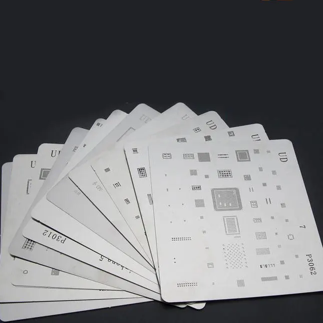 IC Chip BGA Reballing Stencil Kits Set Solder Template for Samsung for iphone 4 4s 5 5C 5s 6 6s 7 Plus
IC Chip BGA Reballing Stencil Kits Set Solder Template for Samsung for iphone 4 4s 5 5C 5s 6 6s 7 Plus