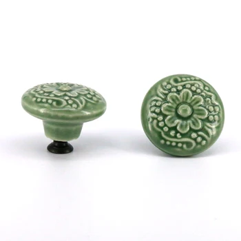 44mm Engraved Flower Ceramic Kitchen Home Door Cupboard Pull Handle Cabinet Drawer Knob,Childern Room Cartoon Handle 5PCS/lot
44mm Engraved Flower Ceramic Kitchen Home Door Cupboard Pull Handle Cabinet Drawer Knob,Childern Room Cartoon Handle 5PCS/lot
