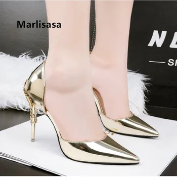 Marlisasa Women Classic High Quality Spring Pu Leather High Heel Shoes Lady Casual Black Comfortable Wedding Pumps F2579
Marlisasa Women Classic High Quality Spring Pu Leather High Heel Shoes Lady Casual Black Comfortable Wedding Pumps F2579