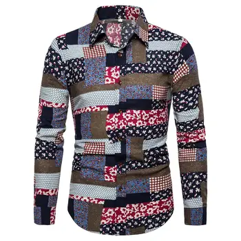 Linen Shirt for Men Long sleeve Casual National style Social Men's dress Shirts Fashion Blouse Men New
Linen Shirt for Men Long sleeve Casual National style Social Men's dress Shirts Fashion Blouse Men New
