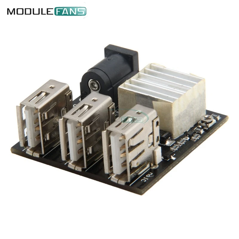 Mini Charging Power Bank Step up Boost 3 Three USB 9V/12V to 5V 8A Module Board For Car Mobile Phone Heat Sink
Mini Charging Power Bank Step up Boost 3 Three USB 9V/12V to 5V 8A Module Board For Car Mobile Phone Heat Sink