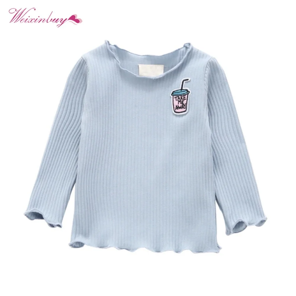 WEIXINBUY new Korean children's tops girls children cotton shirt fungus collar T-shirt baby girls sweet shirt clothing
WEIXINBUY new Korean children's tops girls children cotton shirt fungus collar T-shirt baby girls sweet shirt clothing