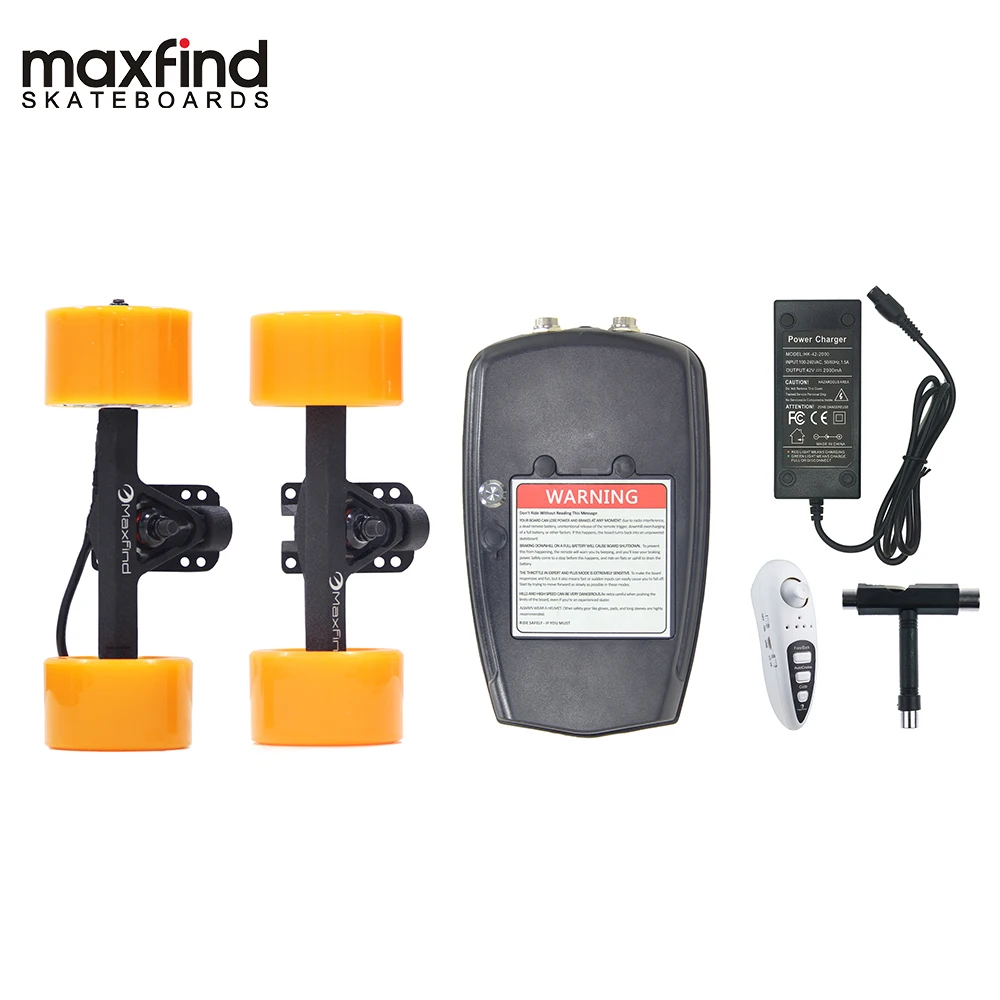 Maxfind DIY electric skateboard drive 4 wheel with removable battery pack
Maxfind DIY electric skateboard drive 4 wheel with removable battery pack