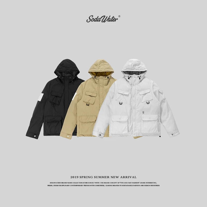 SODA WATER Brand 2019 Winter New Men's Down Jacket Fashion Casual Hooded Thick Warm Long Coat High Street Down Jacket 8766W
SODA WATER Brand 2019 Winter New Men's Down Jacket Fashion Casual Hooded Thick Warm Long Coat High Street Down Jacket 8766W