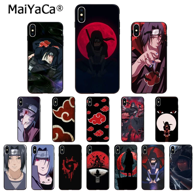 MaiYaCa Аниме Наруто Итачи высококачественный чехол для телефона iPhone 5 5Sx 6 7 7plus 8 8Plus X