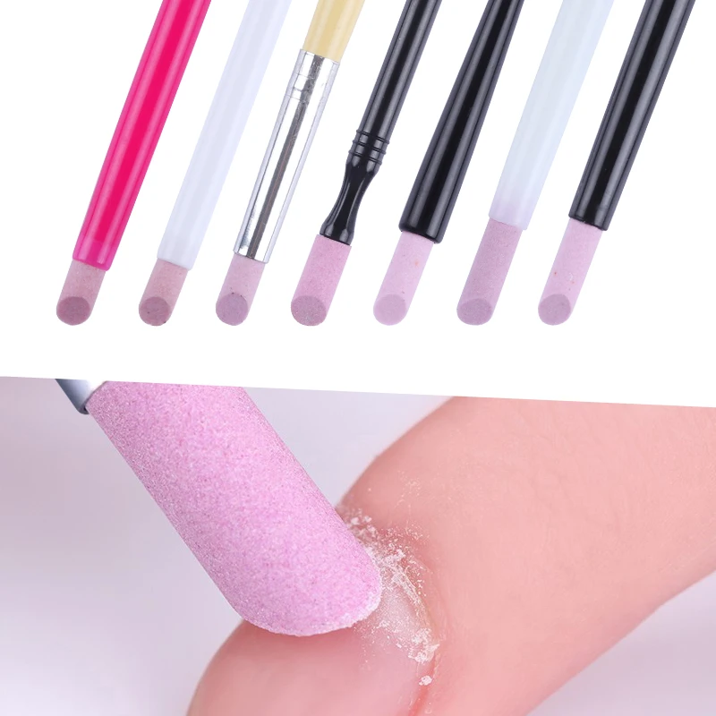 1Pc Quartz Stone Scrub Pen Cuticle Remover Pusher Cuticle Remover Trimmer Buffer Nail Art Tool (Random Color)
1Pc Quartz Stone Scrub Pen Cuticle Remover Pusher Cuticle Remover Trimmer Buffer Nail Art Tool (Random Color)