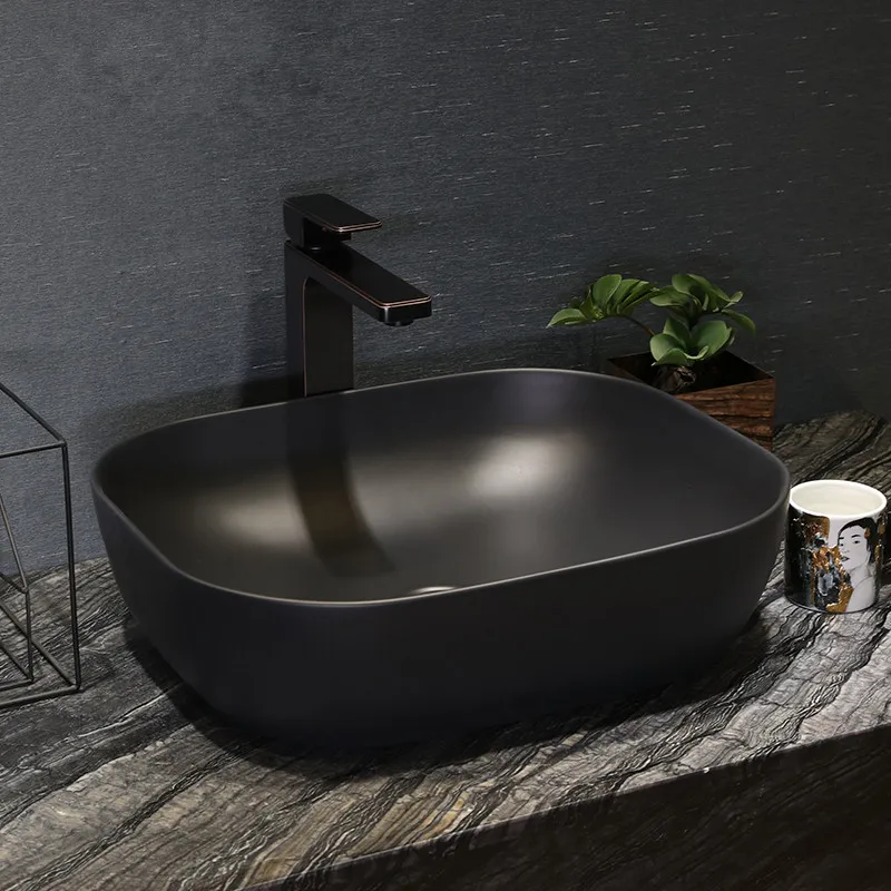 Europe Style Handmade Countertop Basin Bathroom Sink Ceramic wash basin porcelain bowl top sinks (3)