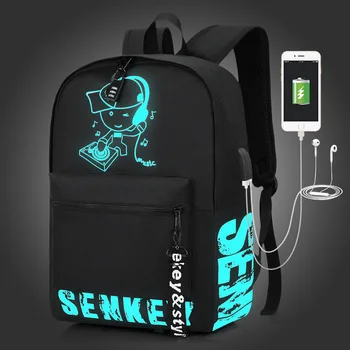 Waterproof School Backpack Men Anime Luminous USB Charge Laptop Computer Backpack For Women Anti-theft Boys School Bag XA140ZC
Waterproof School Backpack Men Anime Luminous USB Charge Laptop Computer Backpack For Women Anti-theft Boys School Bag XA140ZC