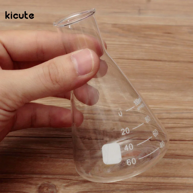 Transparent Conical Flask Glass Scientific Glass Erlenmeyer Flask 100ml Laboratory School Teaching Supply Durable Lab Glassware
Transparent Conical Flask Glass Scientific Glass Erlenmeyer Flask 100ml Laboratory School Teaching Supply Durable Lab Glassware