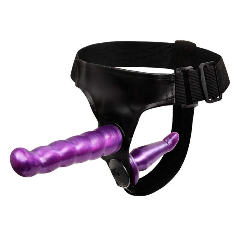 Lesbian-Strapon-Sex-Products-Strap-On-Double-Stimulation-Strap-on-Dildo-Realistic-Penis-Sex-Toys-Anal