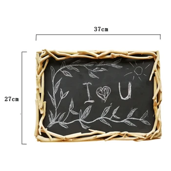 VILEAD 10.6x14.5 Inch Wooden Blackboard Wall Decoration Creative Wood Blackboard Figurines Home Decor for Wall Christmas Gifts
VILEAD 10.6x14.5 Inch Wooden Blackboard Wall Decoration Creative Wood Blackboard Figurines Home Decor for Wall Christmas Gifts