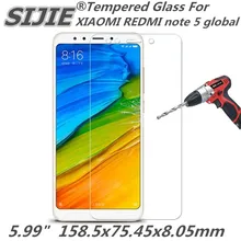 Vidro temperado Para XIAOMI REDMI nota 5 global note5 Snapdragon 625 GB 4 GB 32 3 GB 64 GB 5.99 capa protetora de tela em temperado(China)