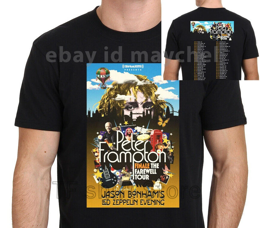 Funny Print Men T shirt Women cool tshirt New Peter Frampton Farewell Tour 2019 With Dates Mens Black T-Shirt Sz S-XXL
Funny Print Men T shirt Women cool tshirt New Peter Frampton Farewell Tour 2019 With Dates Mens Black T-Shirt Sz S-XXL