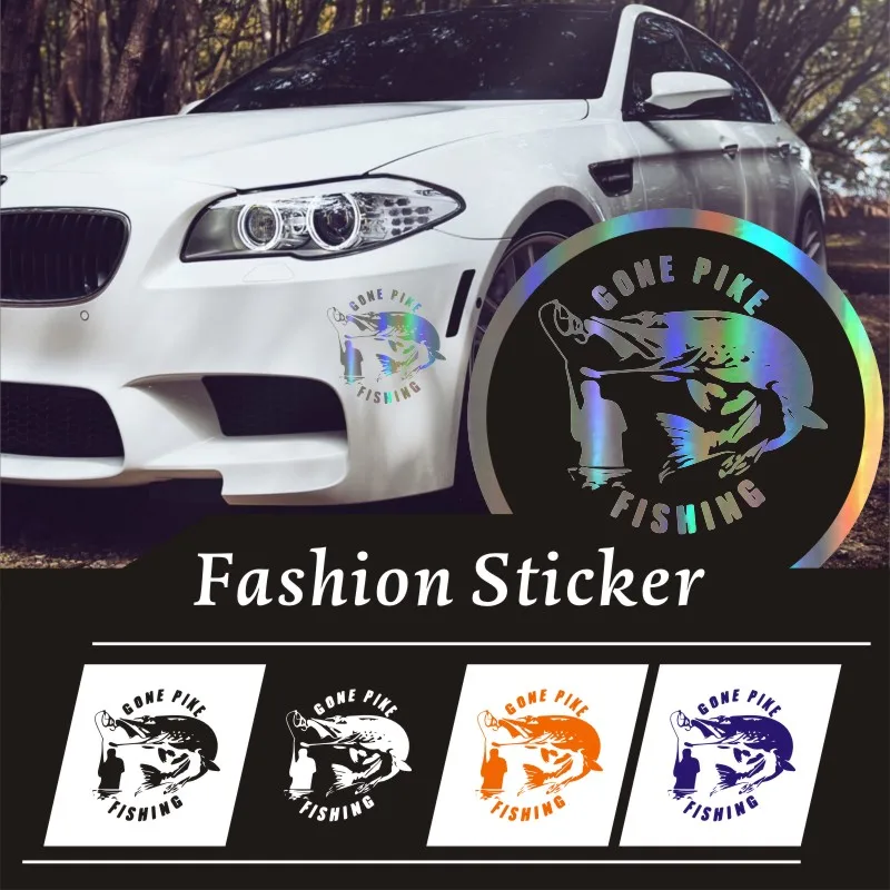 15.9*15.2cm Gone Pike Fishing Car Sticker Vinyl Decal Motorcycle Custom Sticker 3D Reflective Waterproof Custom Sticker
15.9*15.2cm Gone Pike Fishing Car Sticker Vinyl Decal Motorcycle Custom Sticker 3D Reflective Waterproof Custom Sticker