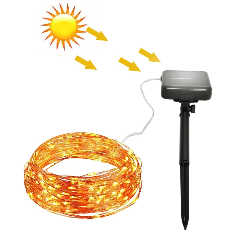 Solar String Lights 10M 20M 32M Copper Wire String Fairy Lights Waterproof Christmas Solar Power Lamp For Garden Decoration
Solar String Lights 10M 20M 32M Copper Wire String Fairy Lights Waterproof Christmas Solar Power Lamp For Garden Decoration