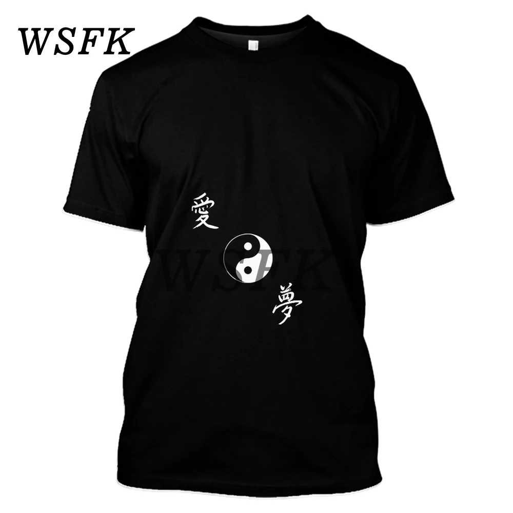 WSFK mode hommes T-shirt Tai Chi gossip figure impression 3D rue hip hop casual T-shirt de sport
WSFK mode hommes T-shirt Tai Chi gossip figure impression 3D rue hip hop casual T-shirt de sport