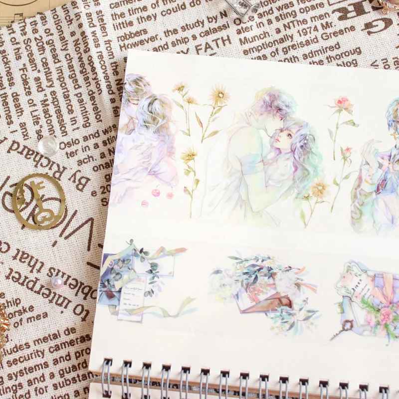 Mohamm Kawaii Youth Years Series Person Color PET Washi Masking Tape Paper Stickers Scrapbooking Stationery DIY Decorative Tape
Mohamm Kawaii Youth Years Series Person Color PET Washi Masking Tape Paper Stickers Scrapbooking Stationery DIY Decorative Tape