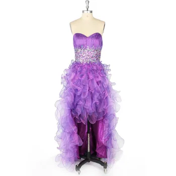 Lilac Crystal Ruched Ruffles Organza Sweetheart High Low Zipper Evening Dress Formal Event Prom Dress
Lilac Crystal Ruched Ruffles Organza Sweetheart High Low Zipper Evening Dress Formal Event Prom Dress