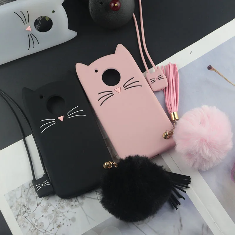 Cute 3D Cartoon Silicon Case for Motorola Moto G5 G5S Plus G6 Play Cases Japan Glitter Beard Cat Lovely Ears Kitty Phone Cover
Cute 3D Cartoon Silicon Case for Motorola Moto G5 G5S Plus G6 Play Cases Japan Glitter Beard Cat Lovely Ears Kitty Phone Cover