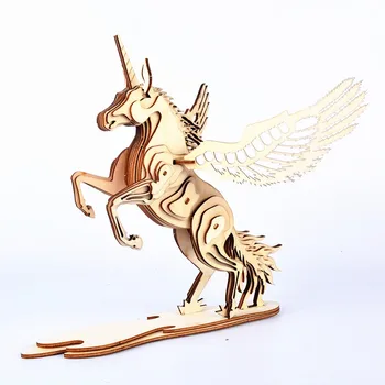 3D puzzle Wooden toys Unicorn educational toys DIY learning toys for children craft toys kids puzzle birthday gift
3D puzzle Wooden toys Unicorn educational toys DIY learning toys for children craft toys kids puzzle birthday gift