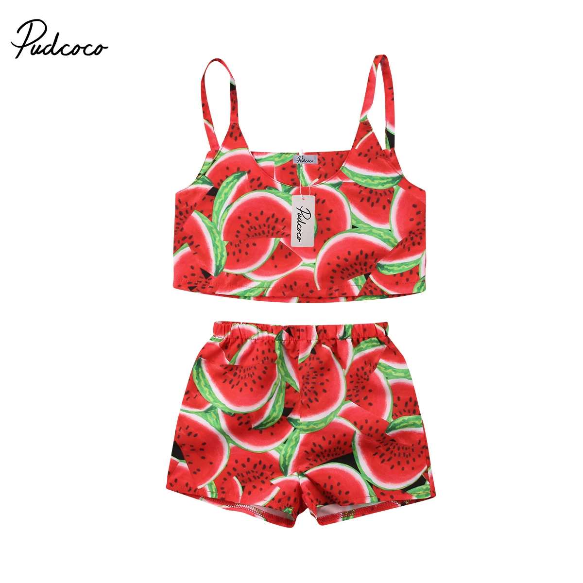 2018 Brand New Fashion Toddler Infant Child Kid Baby Girl Watermelon Sleeveless Crops Top Shorts Outfit 2Pcs Summer Clothes 1-5T
2018 Brand New Fashion Toddler Infant Child Kid Baby Girl Watermelon Sleeveless Crops Top Shorts Outfit 2Pcs Summer Clothes 1-5T