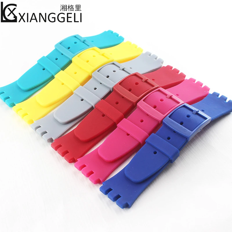 Watch Accessories Silicone Strap Pin buckle 20mm for Swatch SUSB401 SUSB402 SUSW402 SUSN400 SUSL400 Men's Women's Watch Band
Watch Accessories Silicone Strap Pin buckle 20mm for Swatch SUSB401 SUSB402 SUSW402 SUSN400 SUSL400 Men's Women's Watch Band