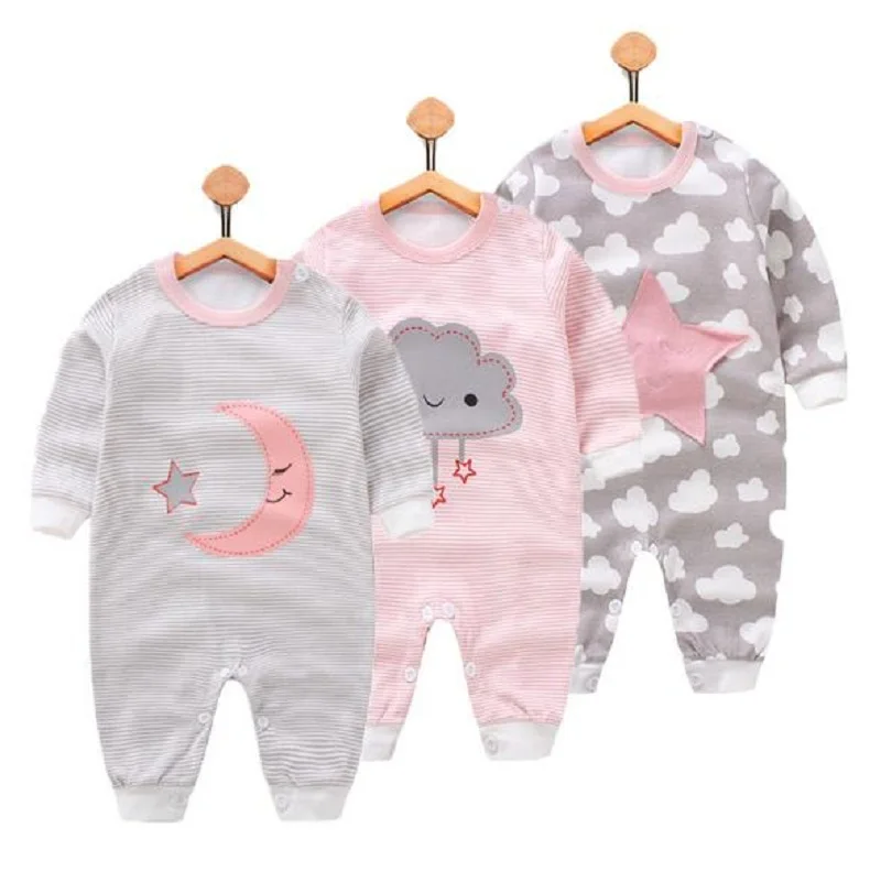 2018 Baby Rompers Spring Autumn Cotton Cartoon Moon Stars Cloud Clothes Rompers Newborn Baby Girl Boy Clothing Infant Clothes
2018 Baby Rompers Spring Autumn Cotton Cartoon Moon Stars Cloud Clothes Rompers Newborn Baby Girl Boy Clothing Infant Clothes