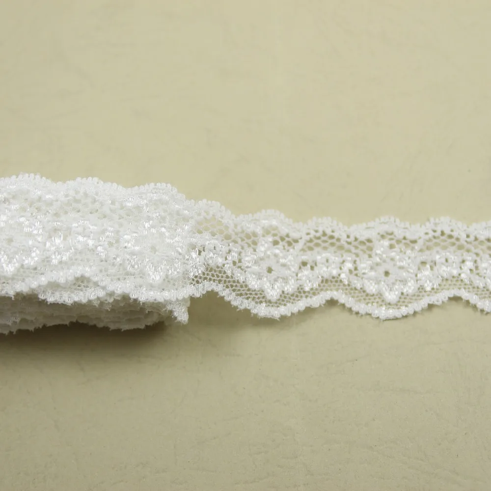 5 yards/lot 30mm width natural white elastic Lace trim DIY headband sewing/garment accessories
5 yards/lot 30mm width natural white elastic Lace trim DIY headband sewing/garment accessories