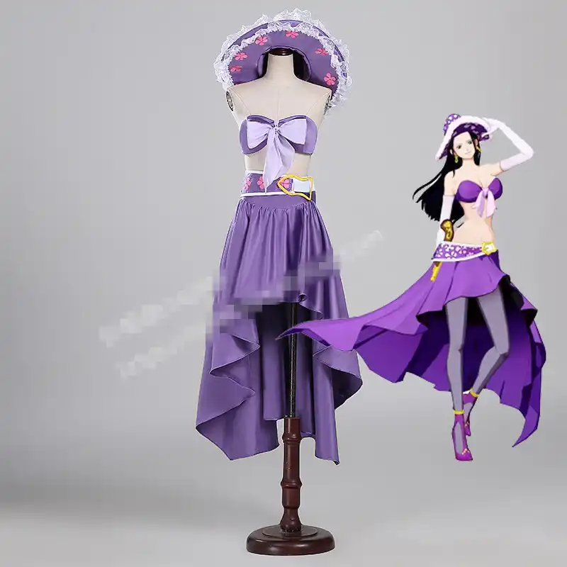 Nico Robin One Piece Anime Cosplay Op Nico Robin Cosplay Costume Crop Top Hat Summer Dress Can Costum Made Anime Costumes Aliexpress