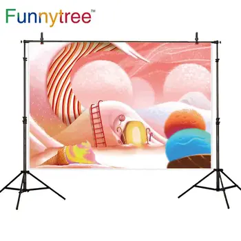 Funnytree backdrop for photographic studio fariy tale ice cream cake Dessert professional background photobooth photocall
Funnytree backdrop for photographic studio fariy tale ice cream cake Dessert professional background photobooth photocall