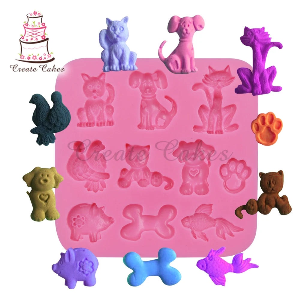 Birds/Cat/Fish/Piggie Square Silicone 3D Mold Cookware Dining Bar Non-Stick Cake Fondant Mould Tool Silicone Soap Mold SM-048
Birds/Cat/Fish/Piggie Square Silicone 3D Mold Cookware Dining Bar Non-Stick Cake Fondant Mould Tool Silicone Soap Mold SM-048