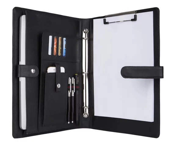 iLooker 3 Ring Binder Portfolio, Genuine Leather Tablet/Laptop Padfolio, Organizer Folder Letter Size Notepad with Clipboard
iLooker 3 Ring Binder Portfolio, Genuine Leather Tablet/Laptop Padfolio, Organizer Folder Letter Size Notepad with Clipboard