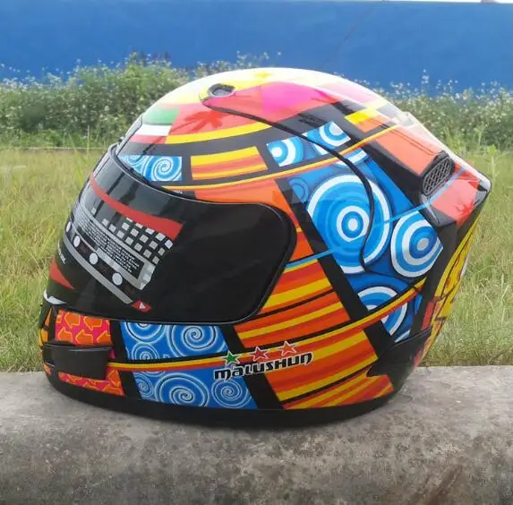 New Marushin 46# Motorcycle Helmet Competition Full Helmet Men's Motociclistas Capacete Dot M / L / XL / XXL
New Marushin 46# Motorcycle Helmet Competition Full Helmet Men's Motociclistas Capacete Dot M / L / XL / XXL