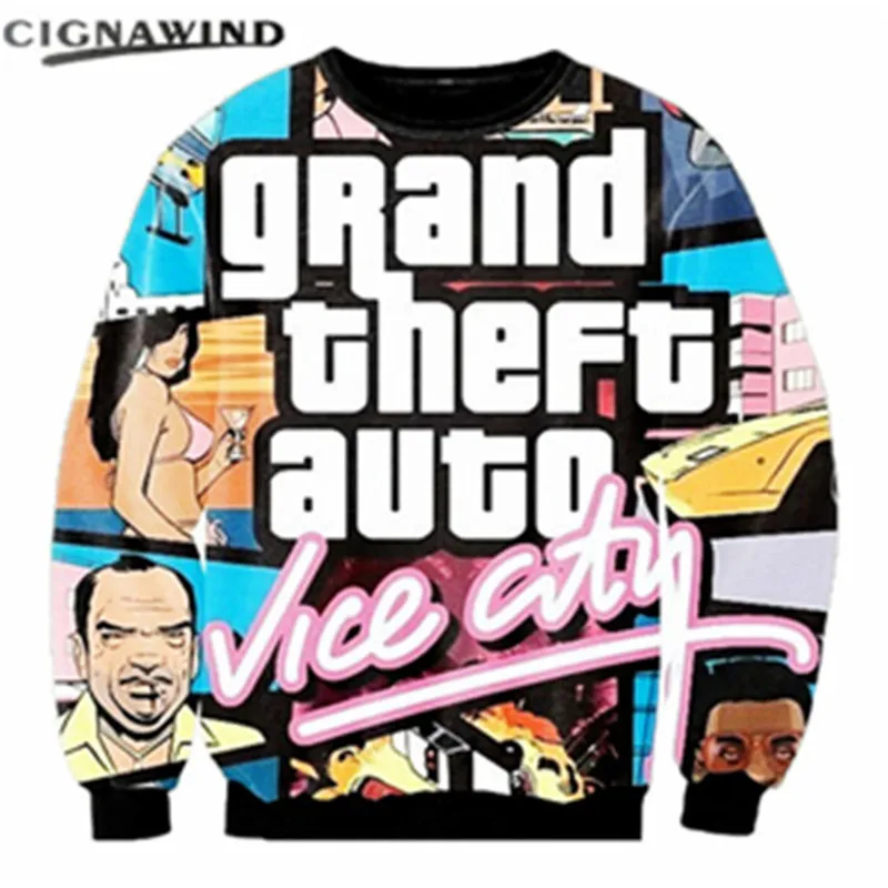 Newest arrival hoodies men/women Game gta vice city printed 3D hoodies sweatshirts Long sleeved Pullover casual streetwear tops
Newest arrival hoodies men/women Game gta vice city printed 3D hoodies sweatshirts Long sleeved Pullover casual streetwear tops