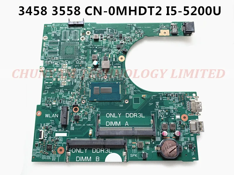 KEFU CN-0MHDT2 MHDT2 FOR Dell Inspiron 3458 3558 Laptop Motherboard 14216-1 PWB:1XVKN REV:A00 I5-5200U mainboard NOTEBOOK PC
KEFU CN-0MHDT2 MHDT2 FOR Dell Inspiron 3458 3558 Laptop Motherboard 14216-1 PWB:1XVKN REV:A00 I5-5200U mainboard NOTEBOOK PC