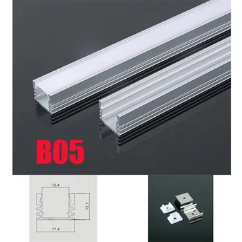 B05 10 Sets 100cm U Shape Aluminum Channel Profile With Cover, End Caps and Mounting Clips for LED Strip Bar Lights
B05 10 Sets 100cm U Shape Aluminum Channel Profile With Cover, End Caps and Mounting Clips for LED Strip Bar Lights
