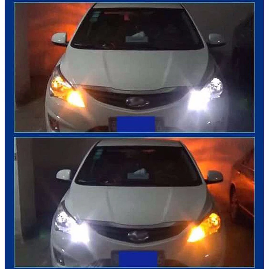 Car LED T20 7440 WY21W 1156 BAU15S BAY15S Daytime Running Light Front Turn Signals Light
