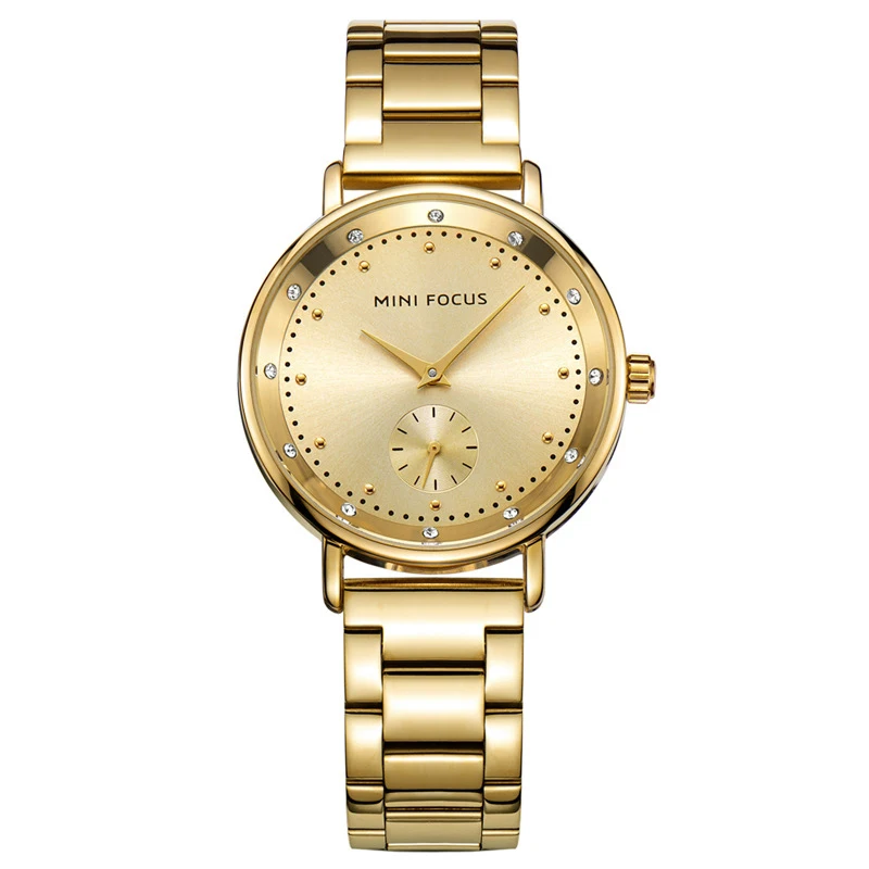 Elegant women's watch quartz watch casual elegant steel belt watch double dial waterproof
Elegant women's watch quartz watch casual elegant steel belt watch double dial waterproof