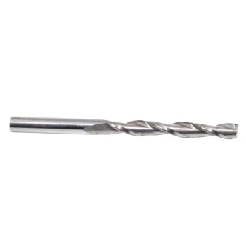 10pcs 1/8" Shank 1 Flute Carbide Spiral End Mill CNC Router Bit 3.175x42mm Blade
10pcs 1/8" Shank 1 Flute Carbide Spiral End Mill CNC Router Bit 3.175x42mm Blade
