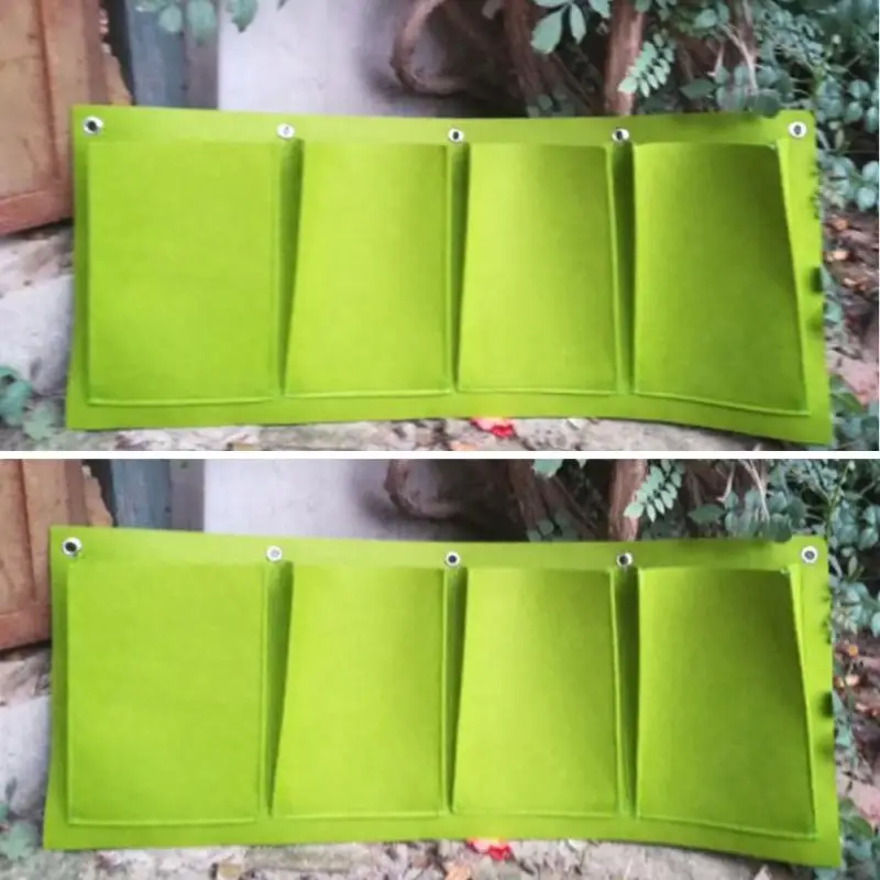New non-toxic Felt Vertical Hanging Grow Bags with 4 Pocket for Garden Planter Indoor Outdoor Herb Pot Plant Growing Bags
New non-toxic Felt Vertical Hanging Grow Bags with 4 Pocket for Garden Planter Indoor Outdoor Herb Pot Plant Growing Bags