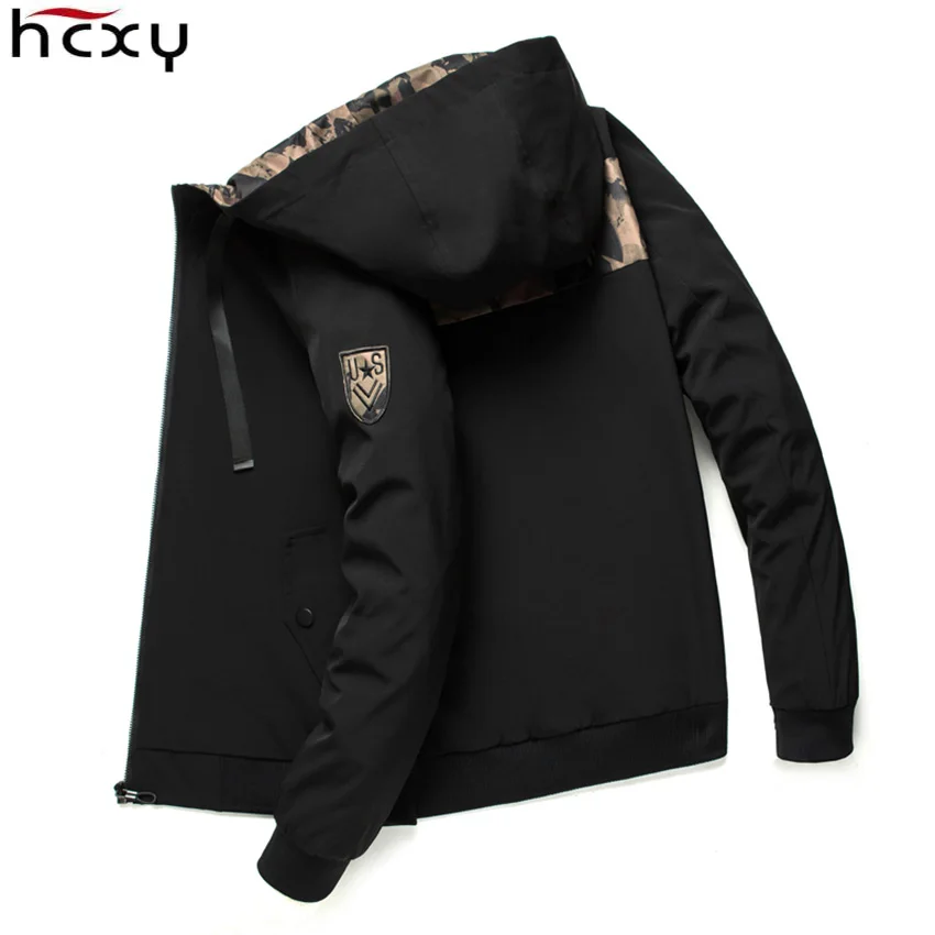 HCXY 2019 Spring & Autumn style New arrival Men's Hooded Casual Jackets Coats Men Jacket Male Coat Patchwork Camouflage
HCXY 2019 Spring & Autumn style New arrival Men's Hooded Casual Jackets Coats Men Jacket Male Coat Patchwork Camouflage