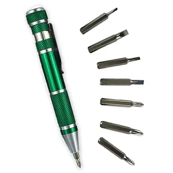 Multifunction 8 In 1 Mini Aluminum Precision Pen Screw Driver Screwdriver Set Repair Tools Kit for Mobile Phone Hand Tool Set
Multifunction 8 In 1 Mini Aluminum Precision Pen Screw Driver Screwdriver Set Repair Tools Kit for Mobile Phone Hand Tool Set