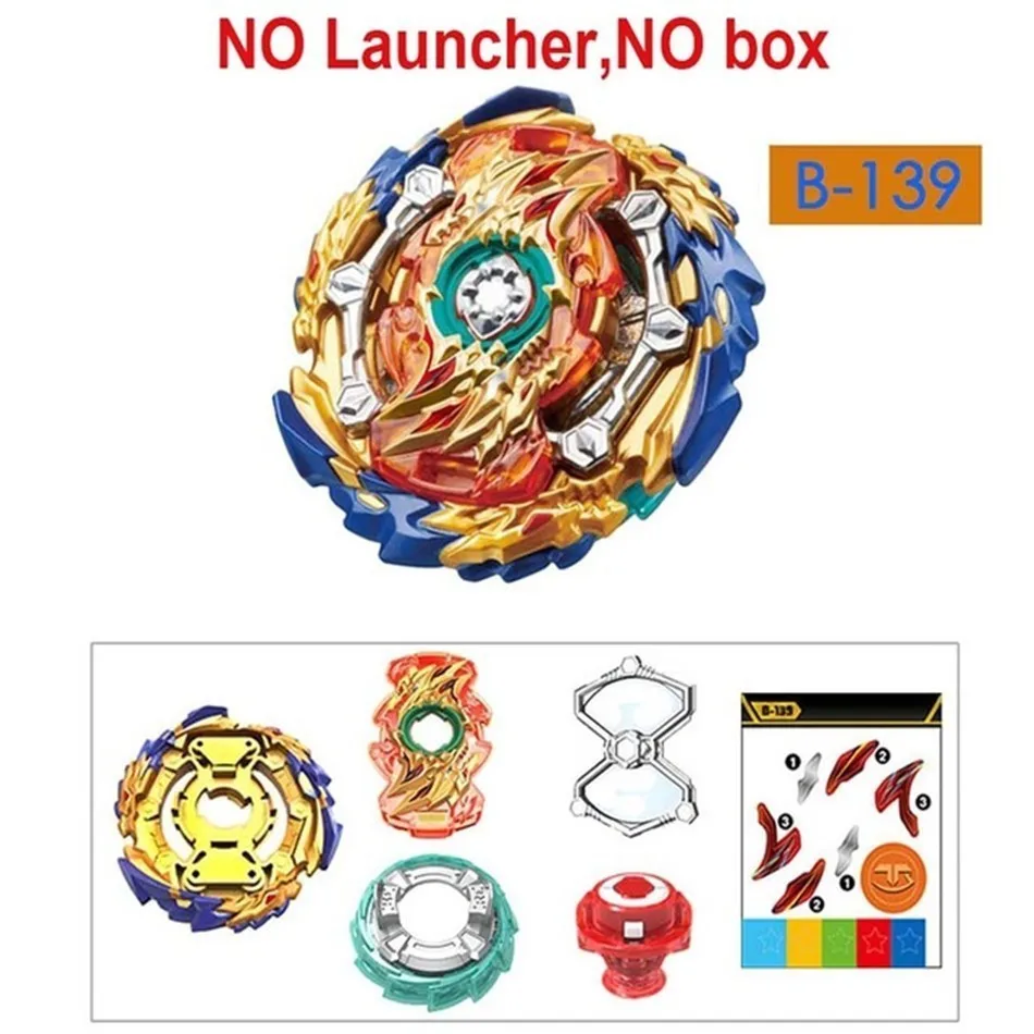 All models Launchers Beyblade Burst GT Toys Arena Metal God Fafnir Spinning Top Bey Blade Toy
All models Launchers Beyblade Burst GT Toys Arena Metal God Fafnir Spinning Top Bey Blade Toy